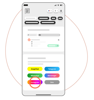 MonLivreSMS Instagram platform