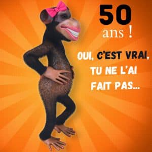 50th Birthday Card for a Woman