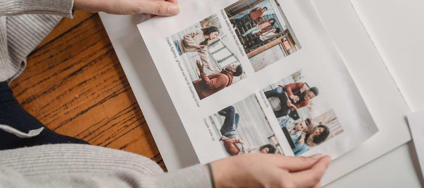 Personalized photo album of their moments together