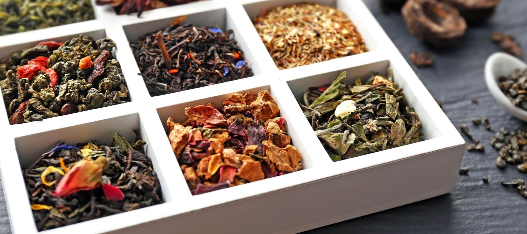 Box of world teas