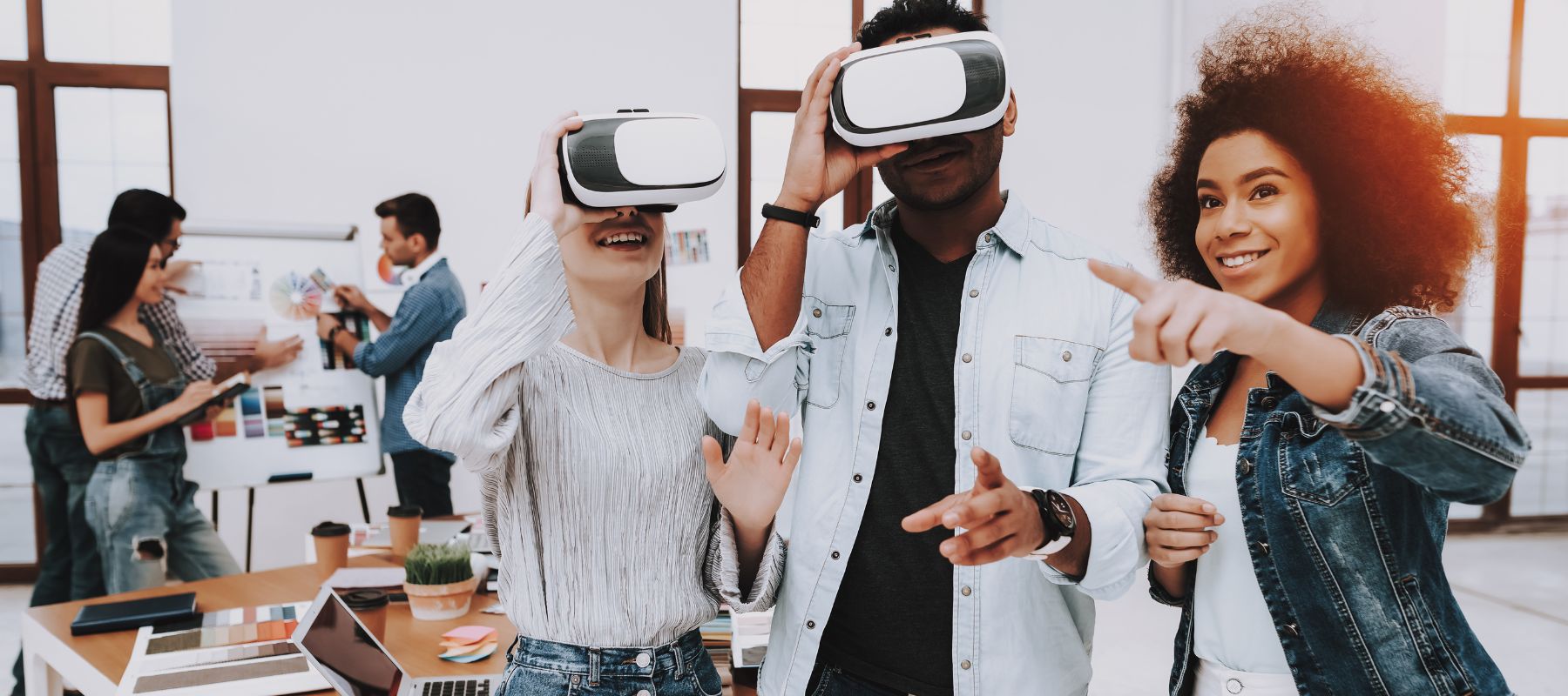 Virtual reality goggles for shared experiences