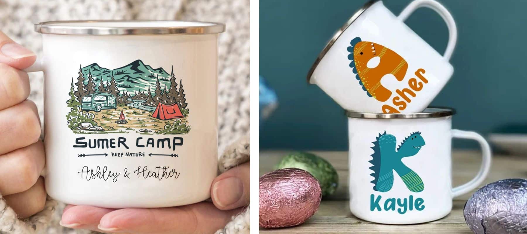 Personalized mug set