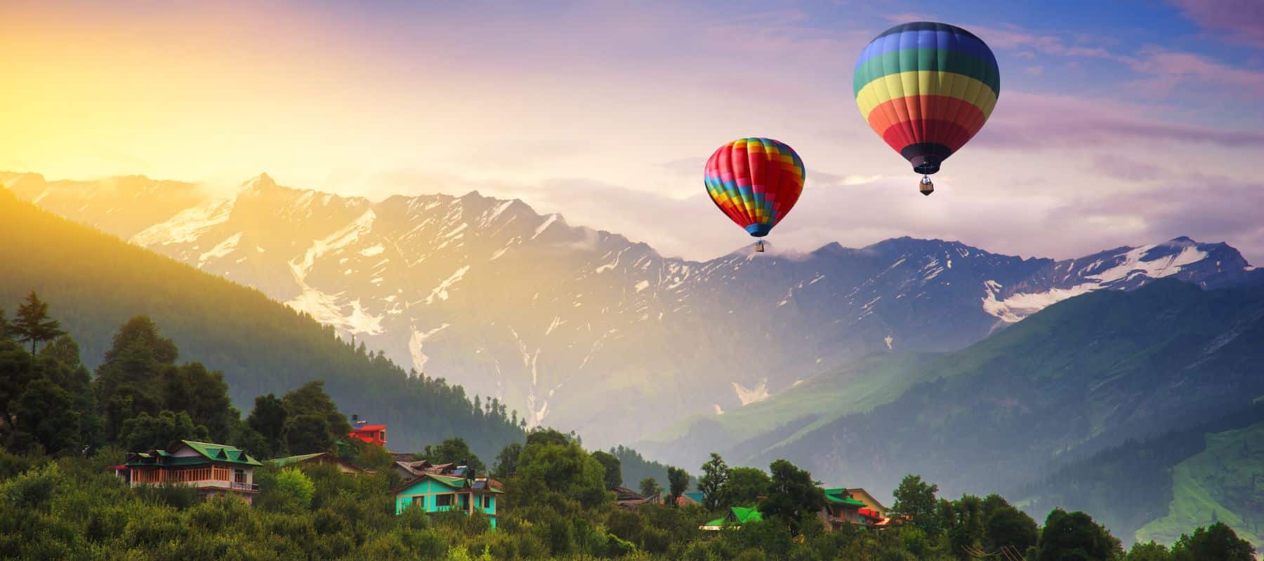A hot-air balloon experience