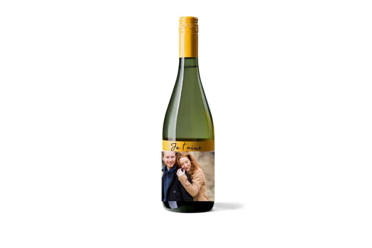 Bouteille de vin personnalisée